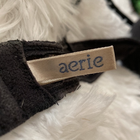 Black Aerie Paige Tshirt Push Up Bra - Picture 3 of 6